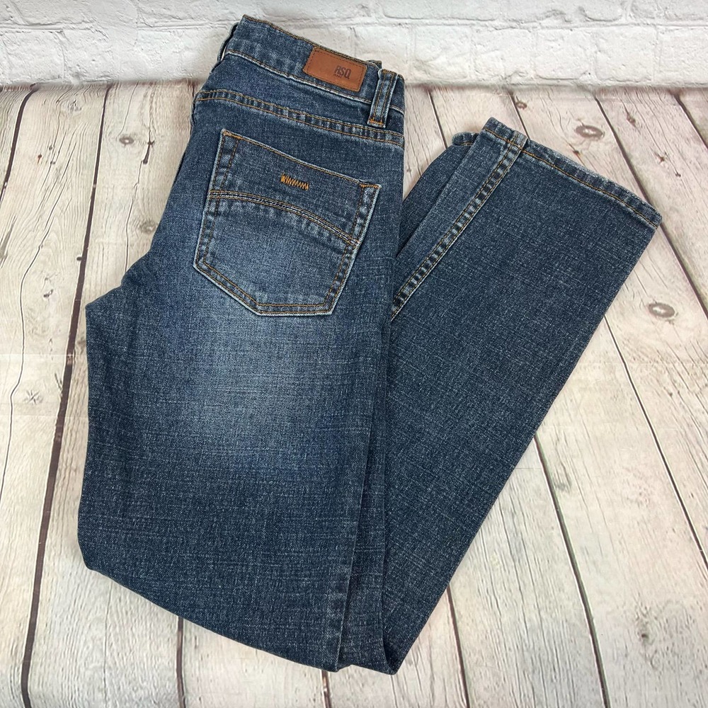 RSQ London Mens Skinny Stretch Jeans Tillys Boys 14 Dark Wash